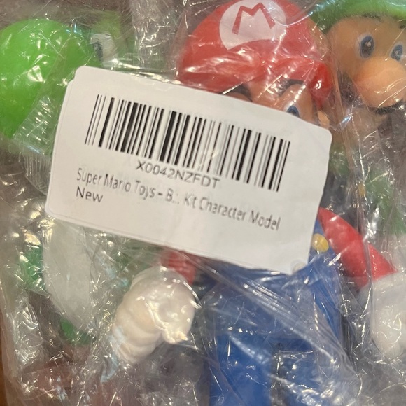 Super Mario Bros 3 Piece Set 5” Arms Moveable For Posing Brand New - Picture 5 of 5